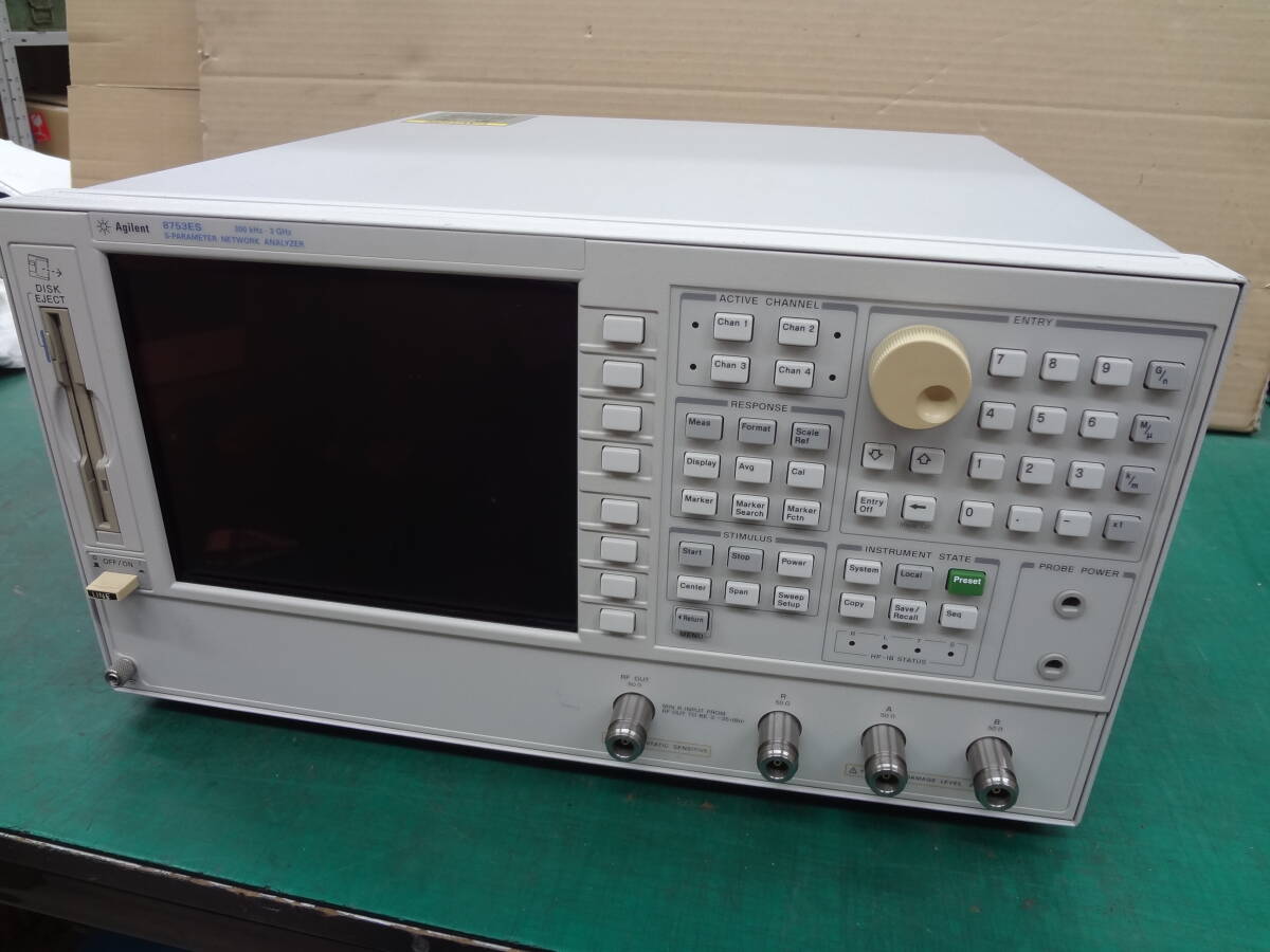 Agilent 8753ES Network Analyzer S-Parameter [e1236377869]