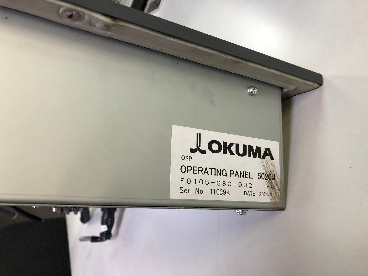 OKUMA E0105-680-002 Operation Panel with Fanuc-OM (untested) [c1236374963]