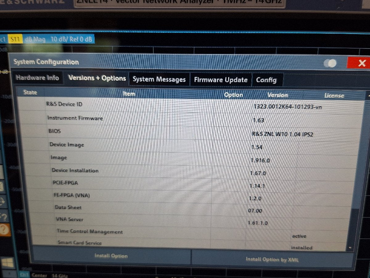Rohde & Schwarz ZNLE14 Vector Network Analyzer 1MHz-14GHz 2-Port [b1236369561]
