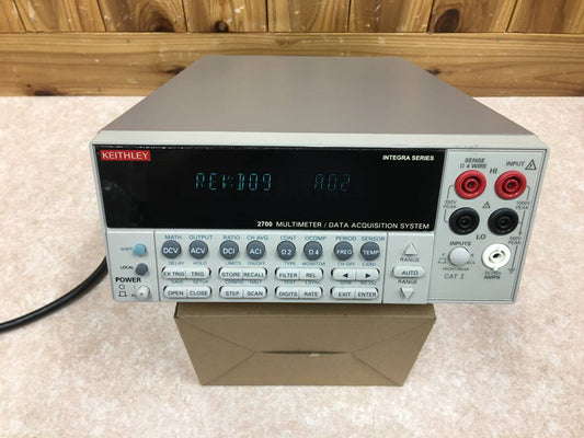 Keithley 2700 Multimeter Data Acquisition System with 2x 7702 40CH Multiplexer (as-is) [r1236481113]