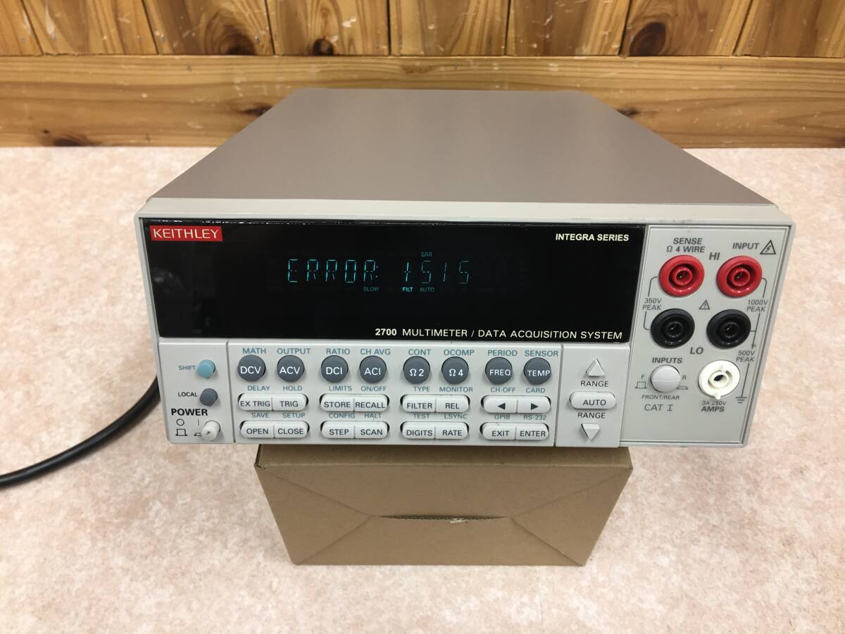 Keithley 2700 Multimeter Data Acquisition System with 2x 7702 40CH Multiplexer (as-is) [r1236481113]