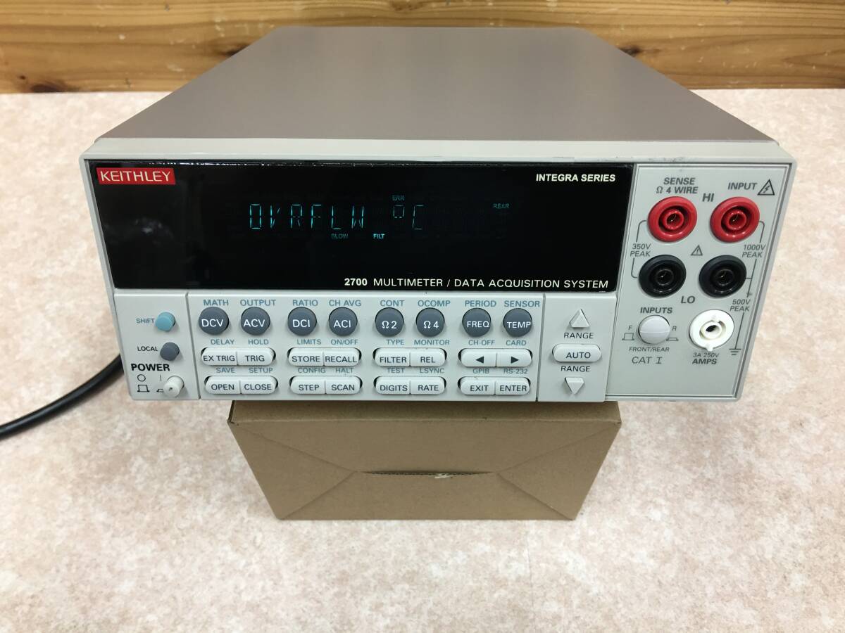 Keithley 2700 Multimeter Data Acquisition System with 2x 7702 40CH Multiplexer (as-is) [r1236481113]