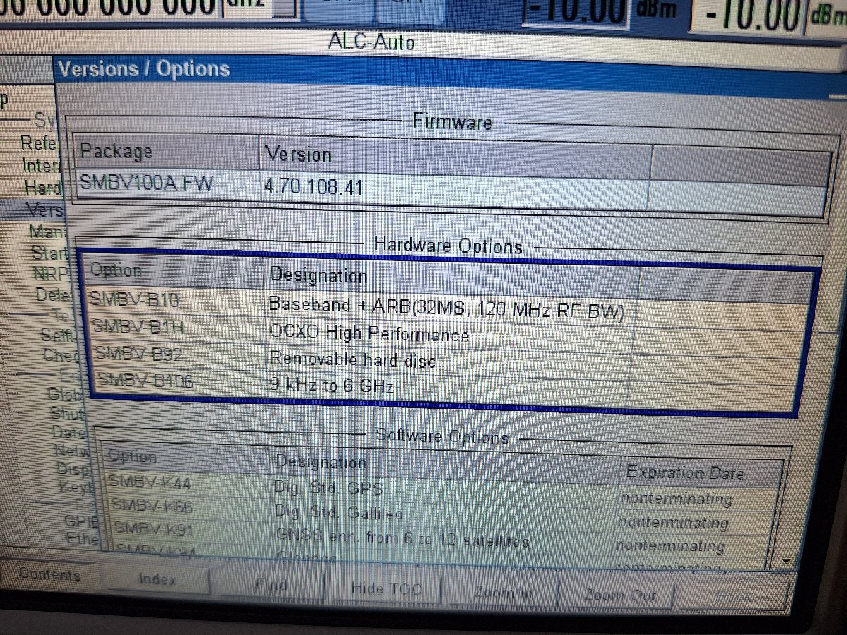 Rohde & Schwarz SMBV100A Vector Signal Generator 9kHz-6GHz [x1236585984]