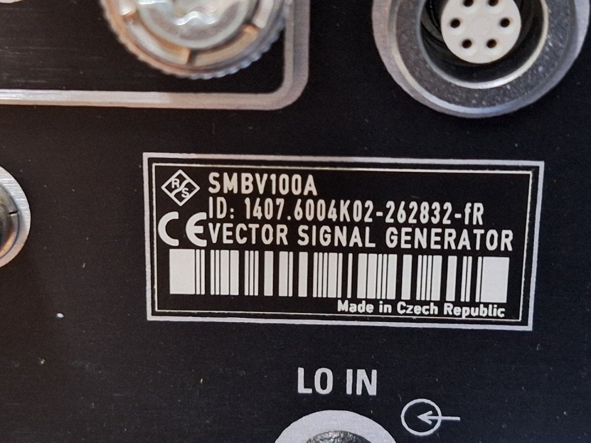 Rohde & Schwarz SMBV100A Vector Signal Generator 9kHz-6GHz [x1236585984]