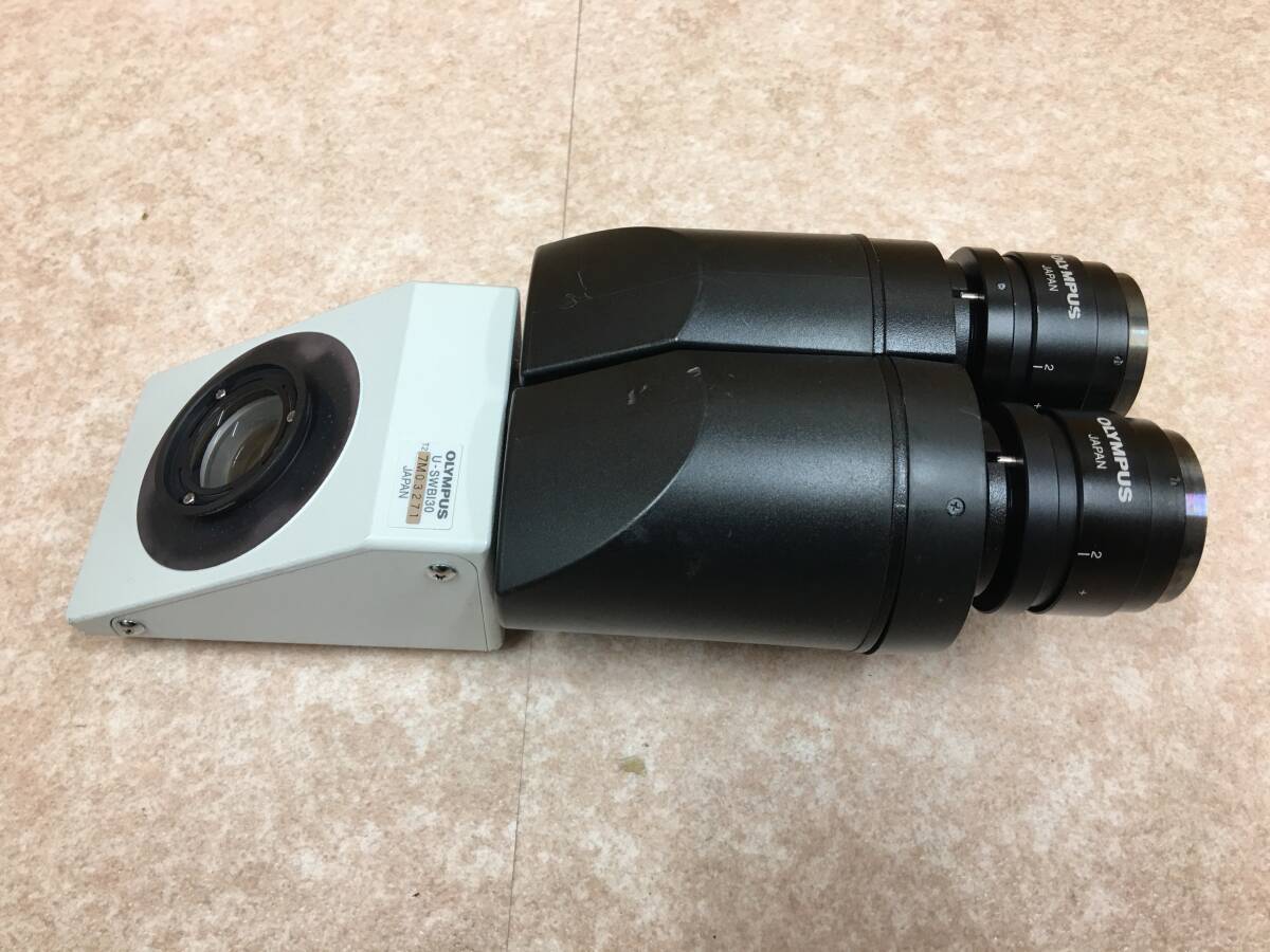 OLYMPUS GX71F U-SWBI30 Super Wide Field Binocular Head with Olympus SWH10X-H/26.5 Eyepieces (as-is) [e1236722795]