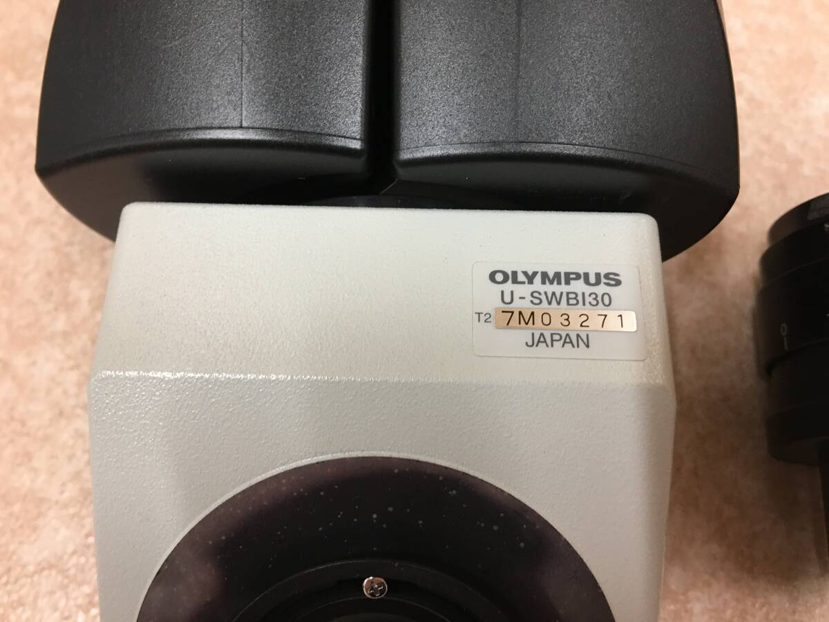 OLYMPUS GX71F U-SWBI30 Super Wide Field Binocular Head with Olympus SWH10X-H/26.5 Eyepieces (as-is) [e1236722795]