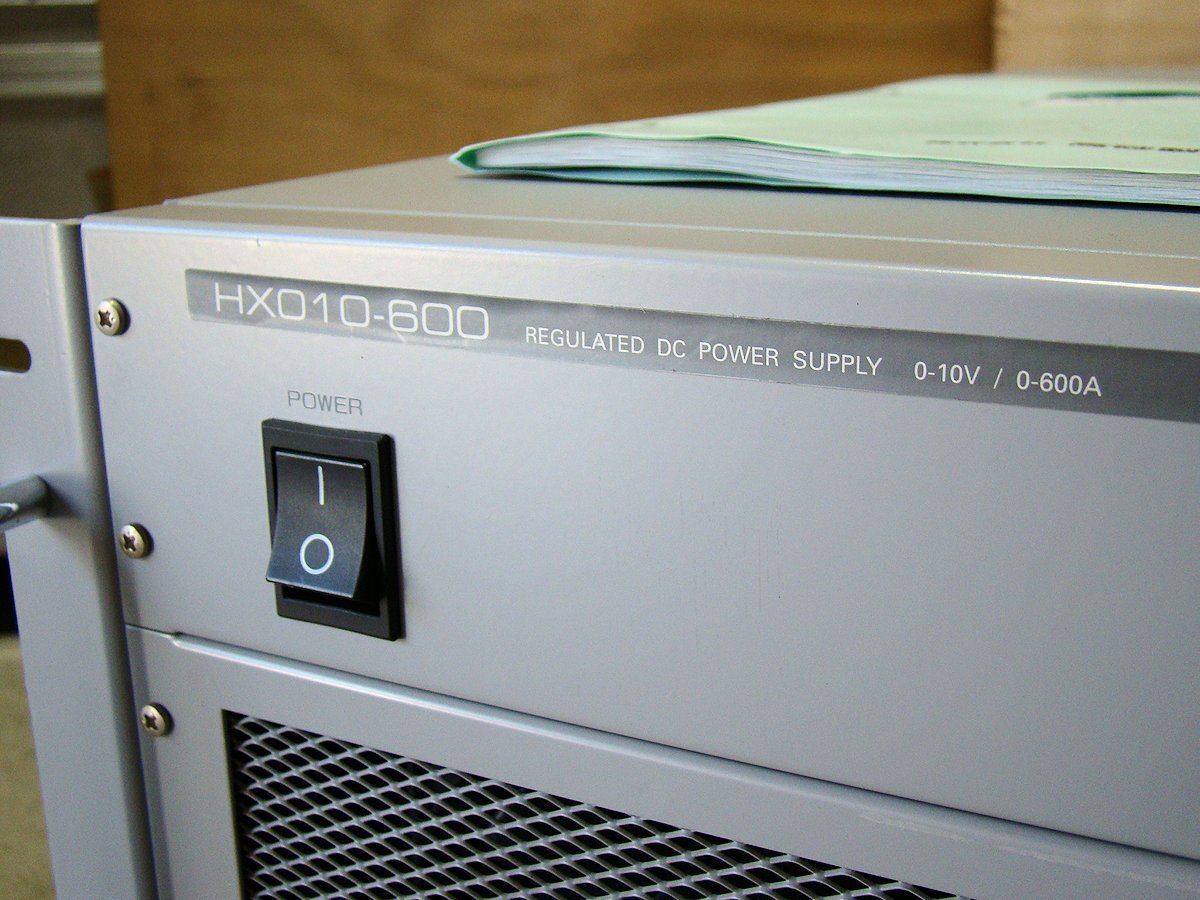 Takasago HX010-600 Regulated DC Power Supply 10V 600A 6kW [v1236888715]