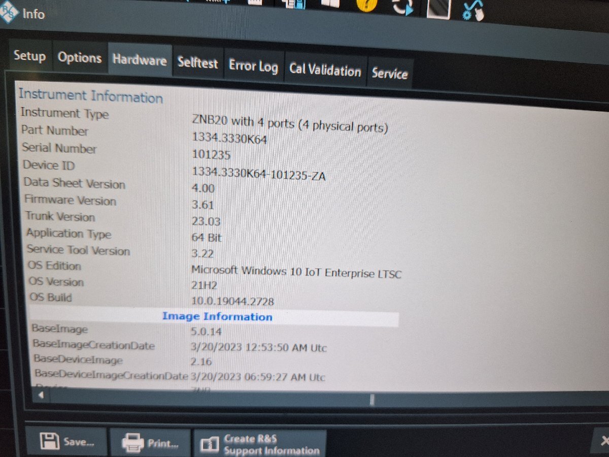 Rohde & Schwarz ZNB20 Vector Network Analyzer 100kHz-20GHz 4-Port [o1236928575]
