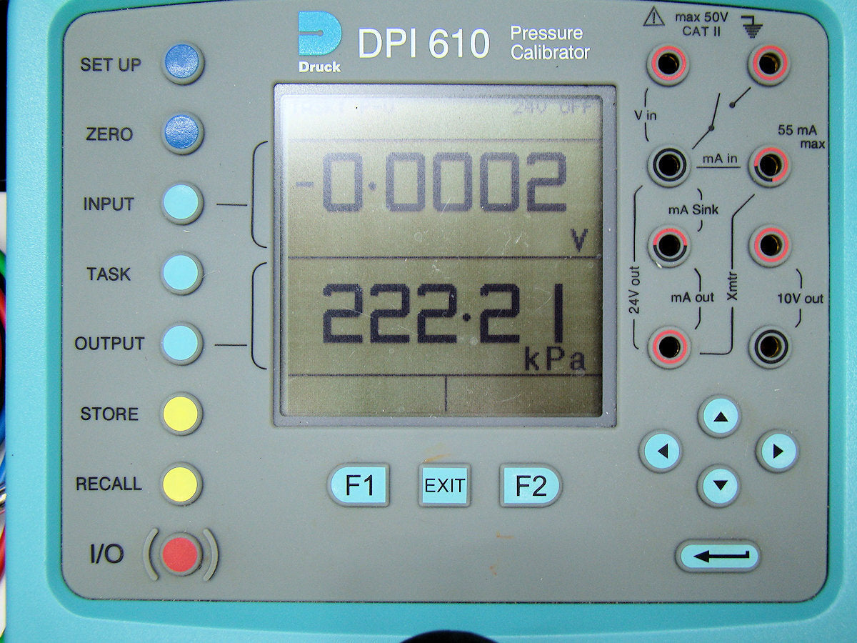 GE Druck DPI610PC Portable Pressure Calibrator 200kPa [h1237011906]