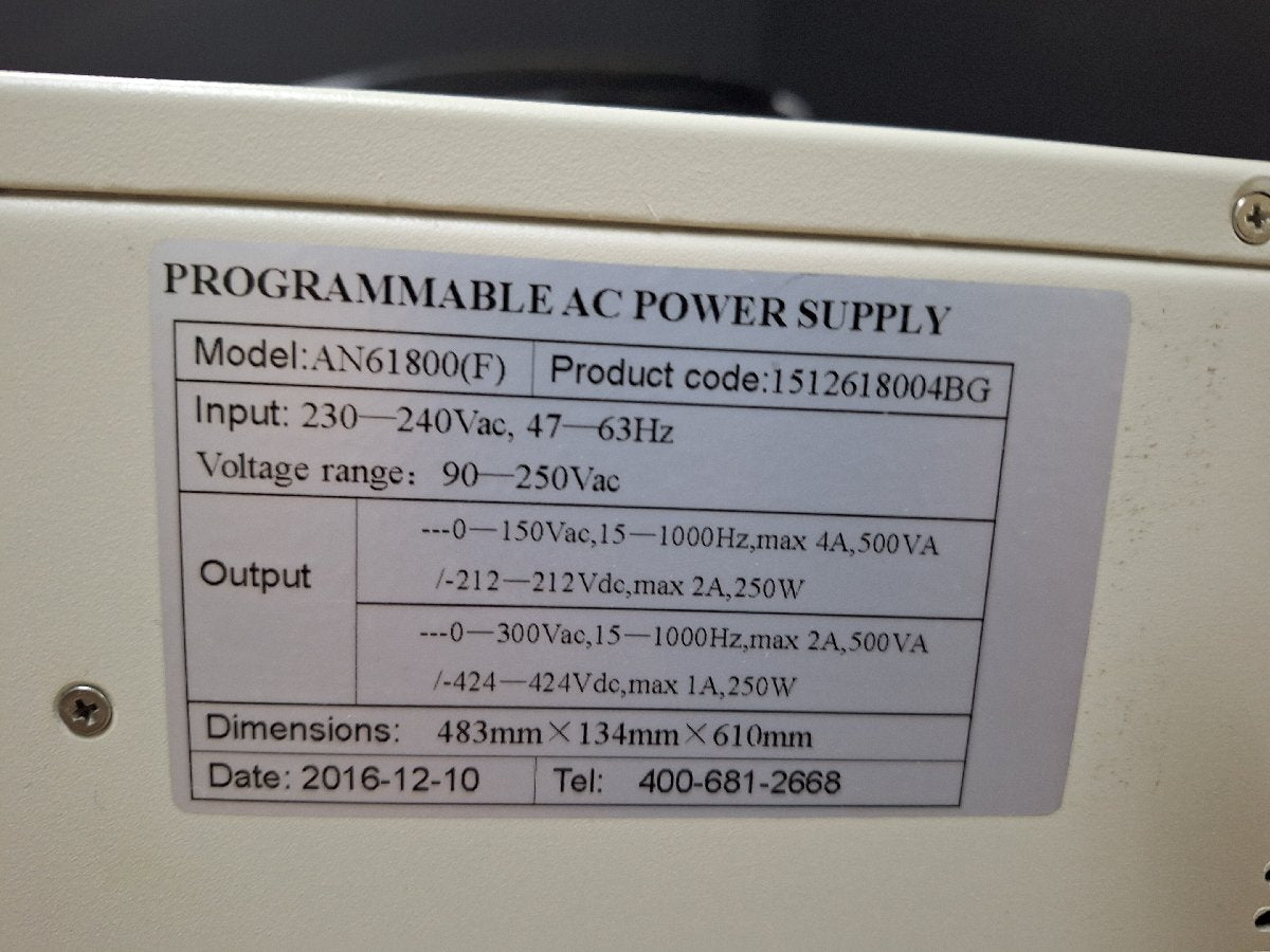AINUO AN61800(F) Programmable AC Power Supply [v1237058135]
