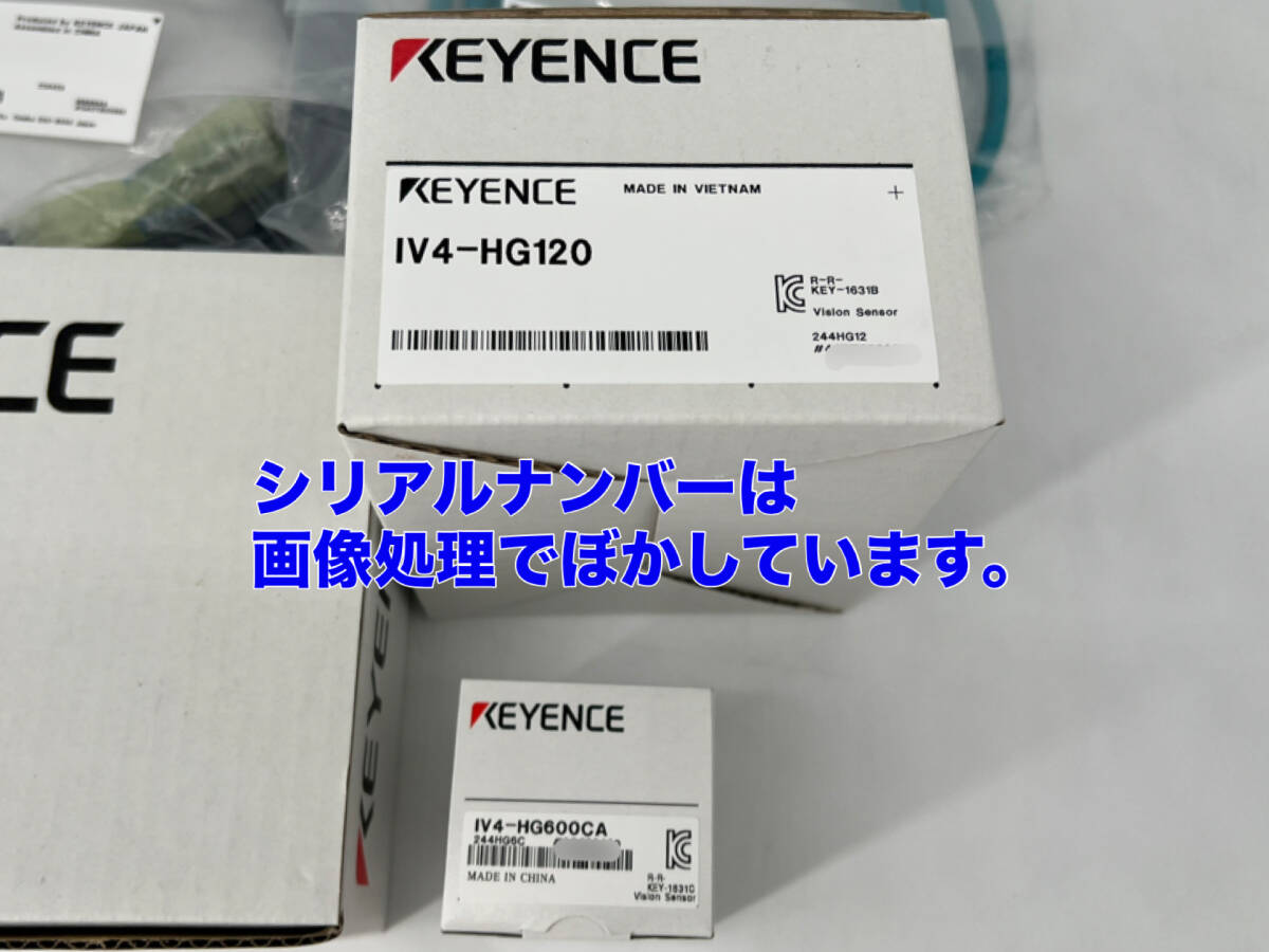 Keyence IV4-HG120 IV4-HG600CA IV4-CP70 Sensor Amplifier Set with Cables (open box) [o1237183086]