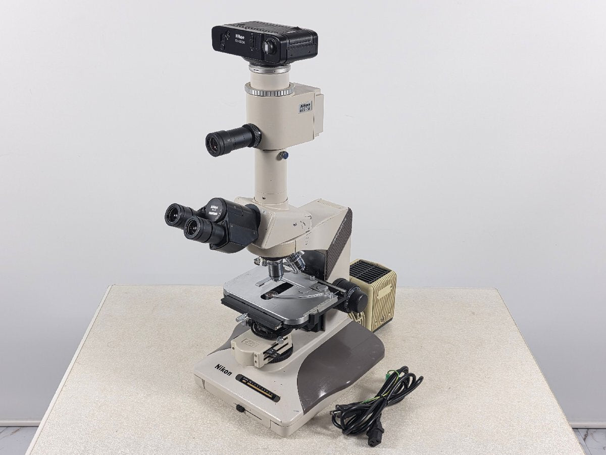 Nikon OPTIPHOTO -2 Microscope HFX-DX FX-35DX Camera Set [e1237307595]