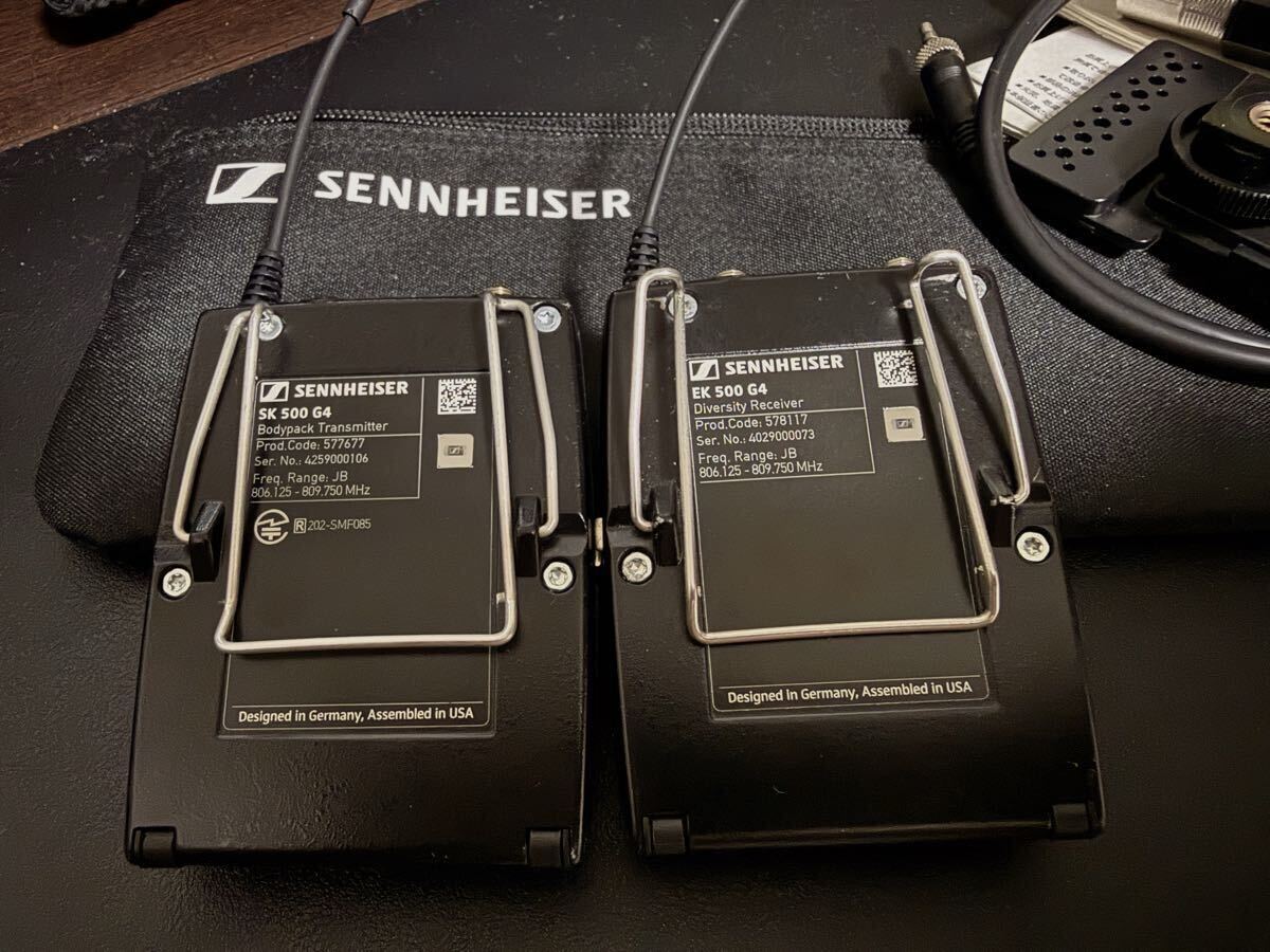 Sennheiser EW500 Set SK 500 EK 500 G4 B Band Transmitter [g1237564135]