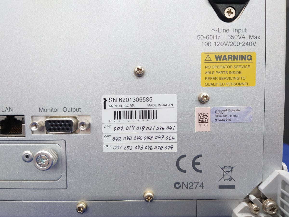 Anritsu MG3710A Vector Signal Generator 100kHz-6GHz [d1237773429]