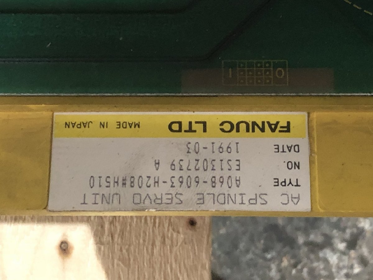 FANUC A06B-6063-H208#H510 AC Spindle Servo Amplifier Unit (untested) [f1238292214]