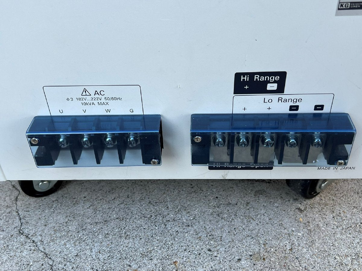 Keisoku Giken NT-AA-10KE-L Regenerative AC/DC Electronic Load 10kW [e1238308111]