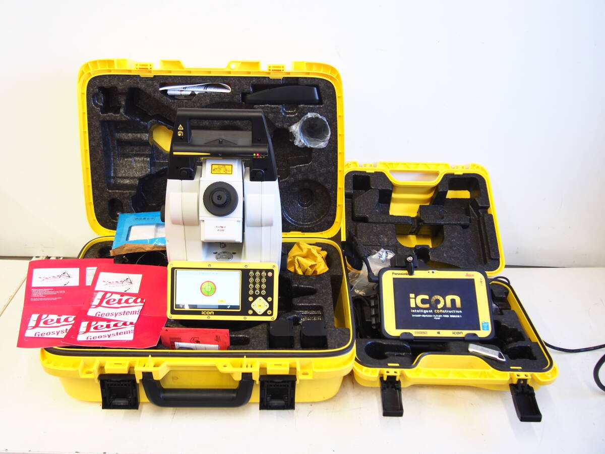 Leica iCR80 Robotic Total Station PinPoint R1000 (as-is) [p1238704544]