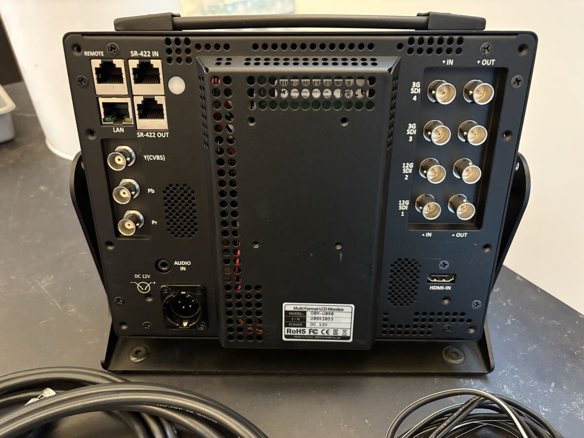 POSTIUM OBM-U090 9-inch Multi-Format Monitor 4K 12G-SDI HDMI Inputs [g1238763648]