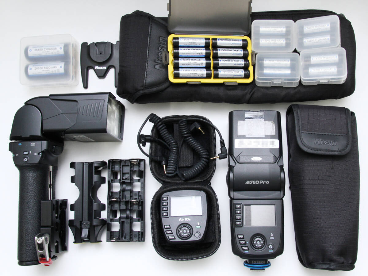 Nissin Digital MG10 Air10s MG80 Lithium Ion Battery Set for Canon [n1239243080]