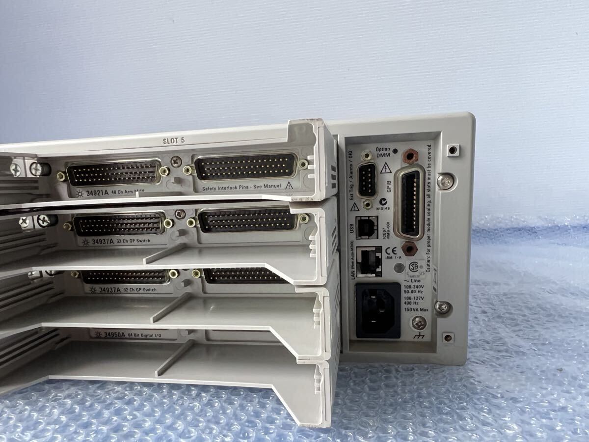 Agilent 34980A Multifunction Switch/Measure Unit with Modules 34938A, 34921A, 34937A, 34950A [s1239269299]