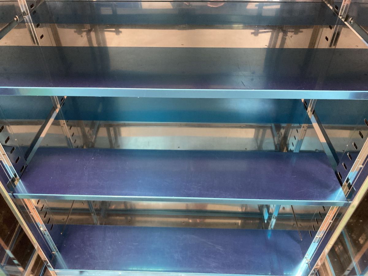 ASONE SKN2 Stainless Steel Chemical Storage Cabinet with Door [j1239452415]