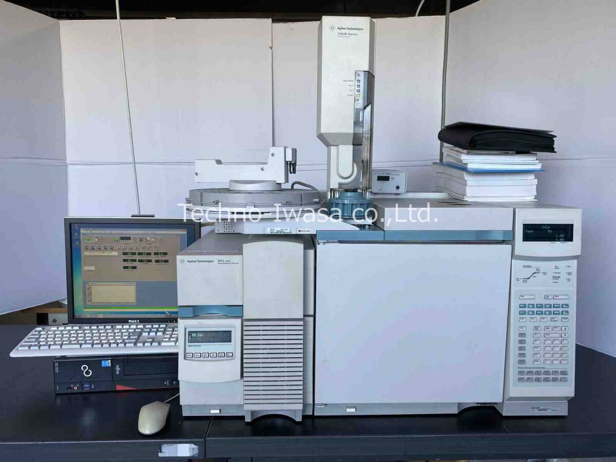 Agilent 5973 inert GC/MSD Gas Chromatograph Mass Spectrometer with G-2913A G-2614A [g1239504993]