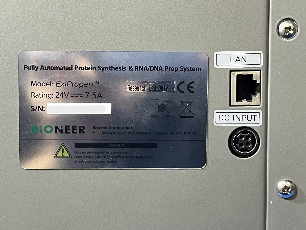 BIONNER EPG-1103023 Automated Protein Analyzer [c1240112037]