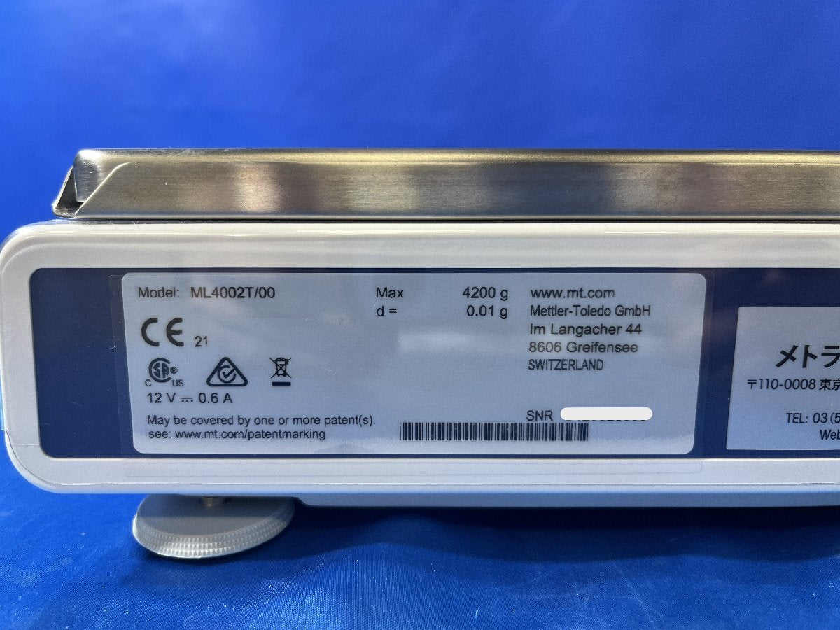 Mettler Toledo ML4002T/00 Precision Balance with RS-P26 Printer [j1240110574]