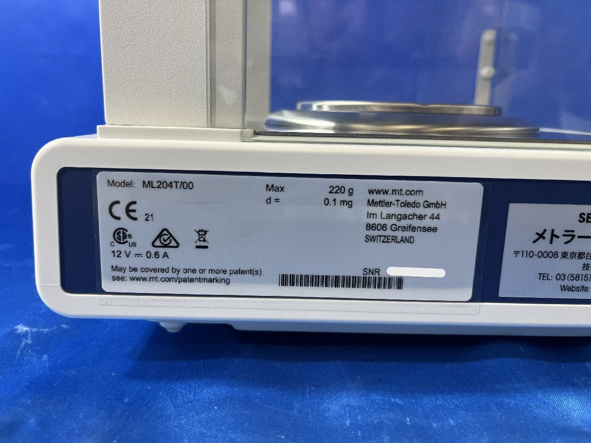 Mettler Toledo ML204T/00 Analytical Balance with RS-P26 Printer [k1240112423]