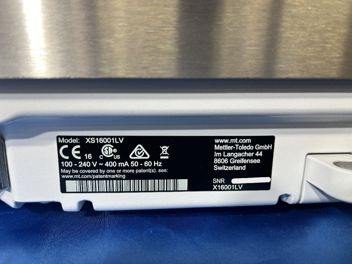 Mettler Toledo XS16001LV Precision Balance with RS-P25 Printer [g1240106582]