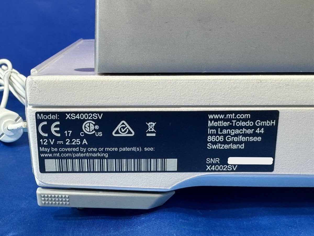 METTLER TOLEDO XS4002SV Balance with Printer LC-P45 [o1240121006]
