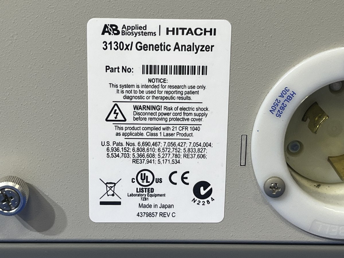 Hitachi Applied Biosystems 3130 Genetic Analyzer Sequencer [v1240112799]