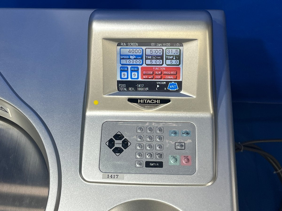 himac CP80WX Ultracentrifuge with P28S-1418 Swing Rotor [l1240121366]