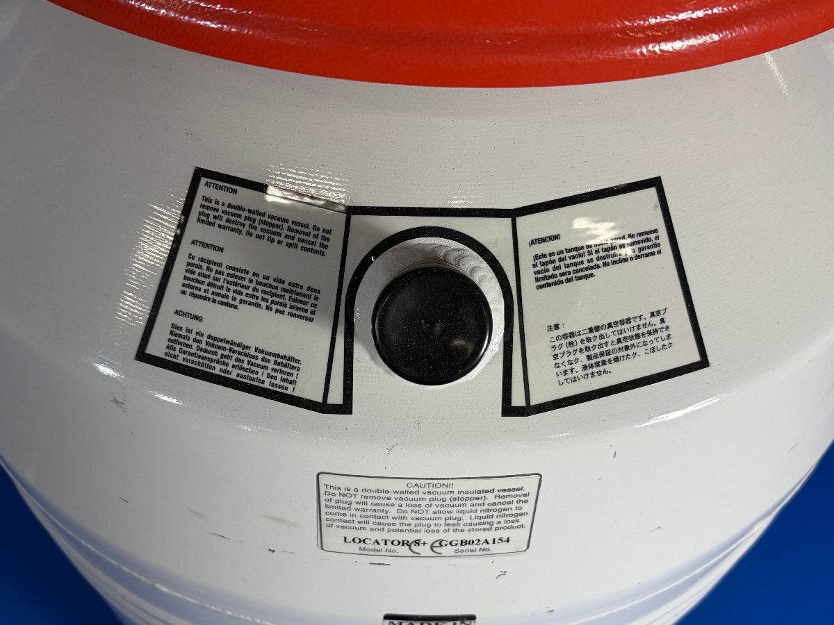 Thermolyne Locator 8 Plus Liquid Nitrogen Cryogenic Storage Container [v1240115585]