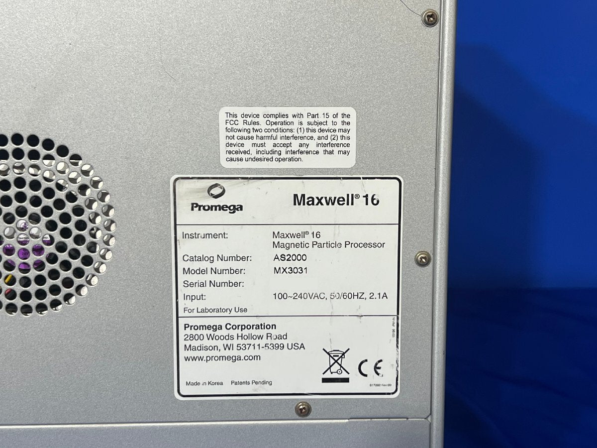 Promega Maxwell 16 Automated Nucleic Acid and Protein Purification System [d1240119174]