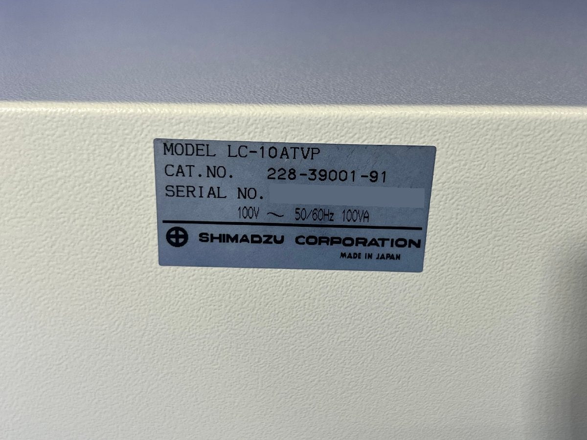 Shimadzu LC-10ATVP Liquid Chromatograph Pump Unit [u1240121854]