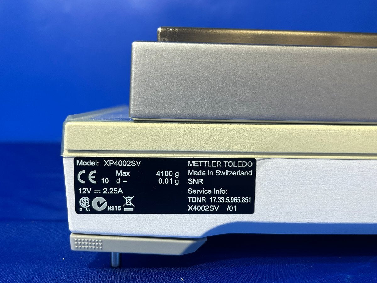 Mettler Toledo XP4002SV Precision Balance with RS-P25 Printer [w1240105727]