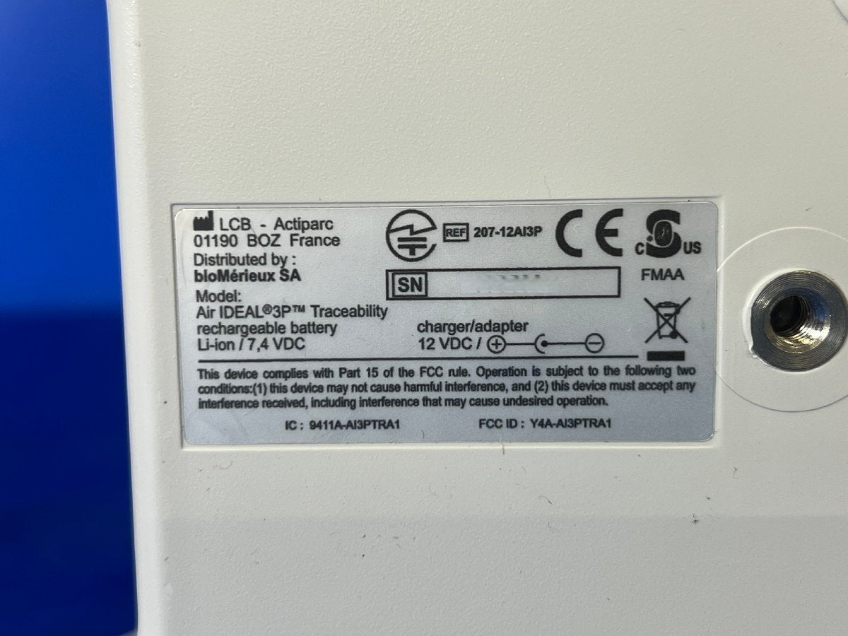 bioMerieux AIR IDEAL 3P Microbial Air Sampler [o1240123403]