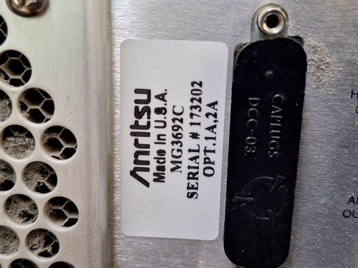 Anritsu MG3692C RF Microwave Signal Generator 20GHz (for parts or not working) [n1239844562]