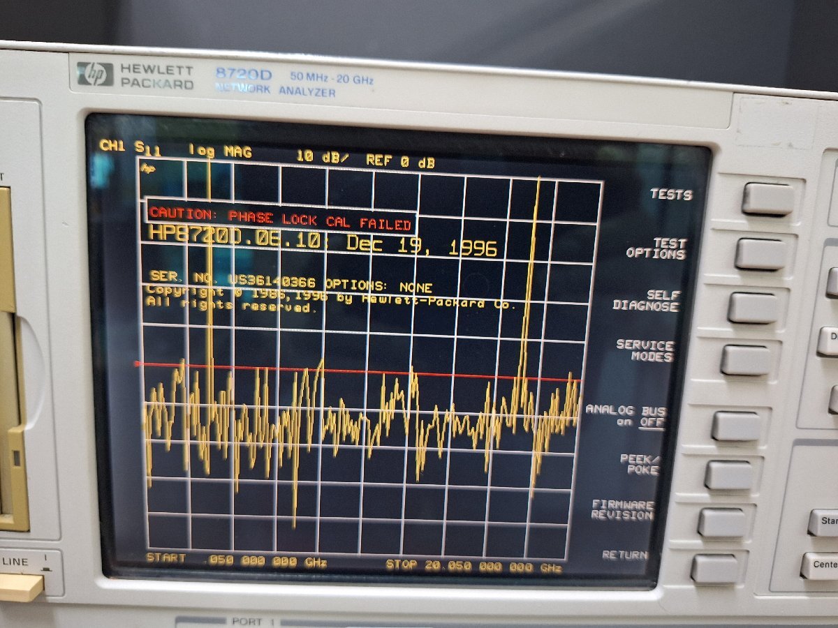 HP 8720D Network Analyzer 50MHz-20GHz [f1239849147]