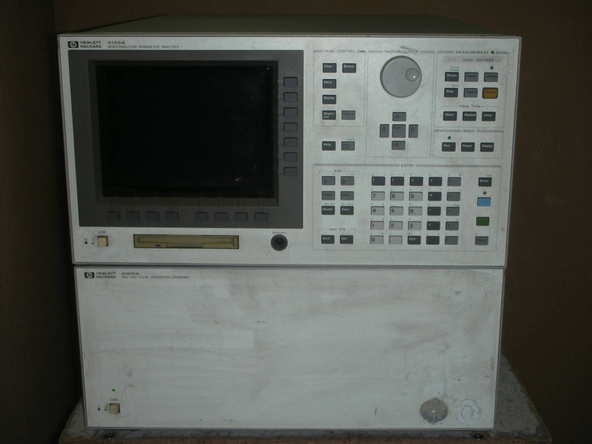 HP 4155A with 41501A Semiconductor Parameter Analyzer (for parts or not working) [u1239874359]