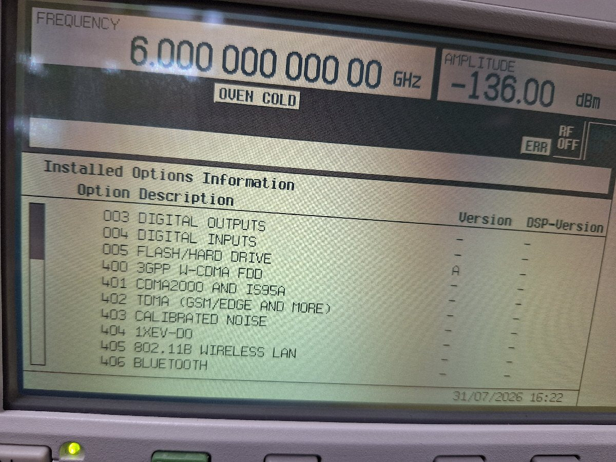 Agilent E4438C ESG Vector Signal Generator 250kHz-6GHz [u1239871966]