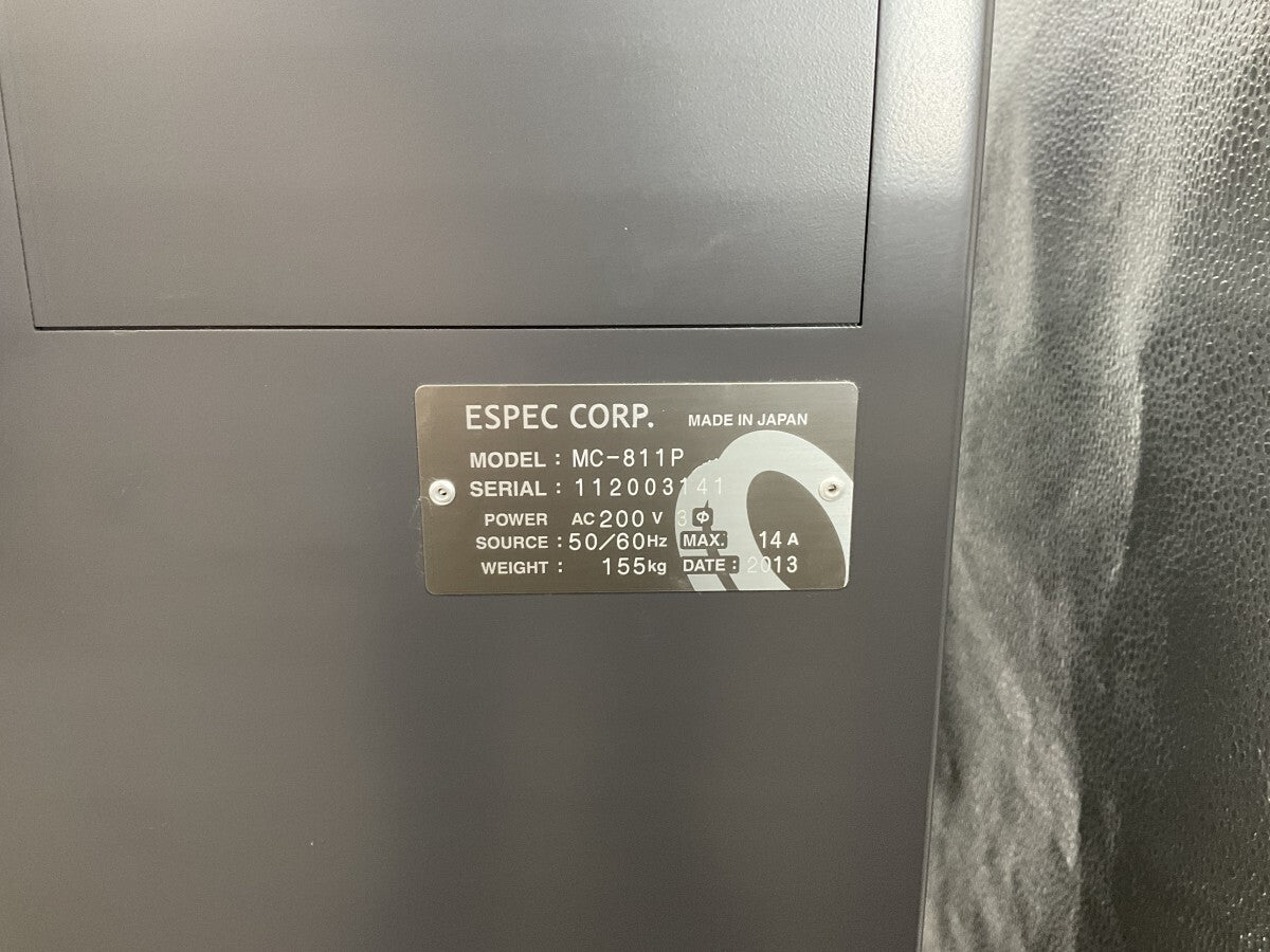 ESPEC MC-811P Compact Ultra Low Temperature Chamber [n1239916150]