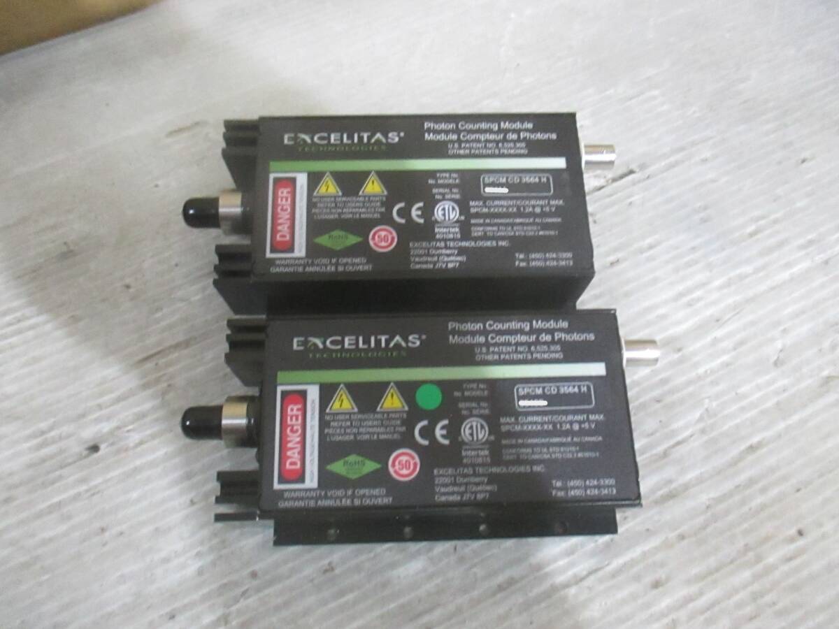 EXCELITAS Technologies SPCM-CD 3564 H Photon Detection High Sensitivity Single Photon Counting Module 2 Units [j1239984336]