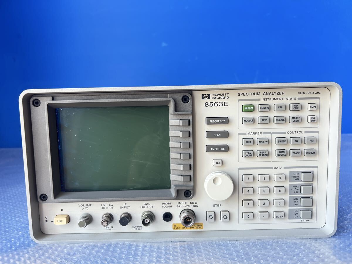 HP 8563E Spectrum Analyzer 9kHz-26.5GHz [f1240086713]