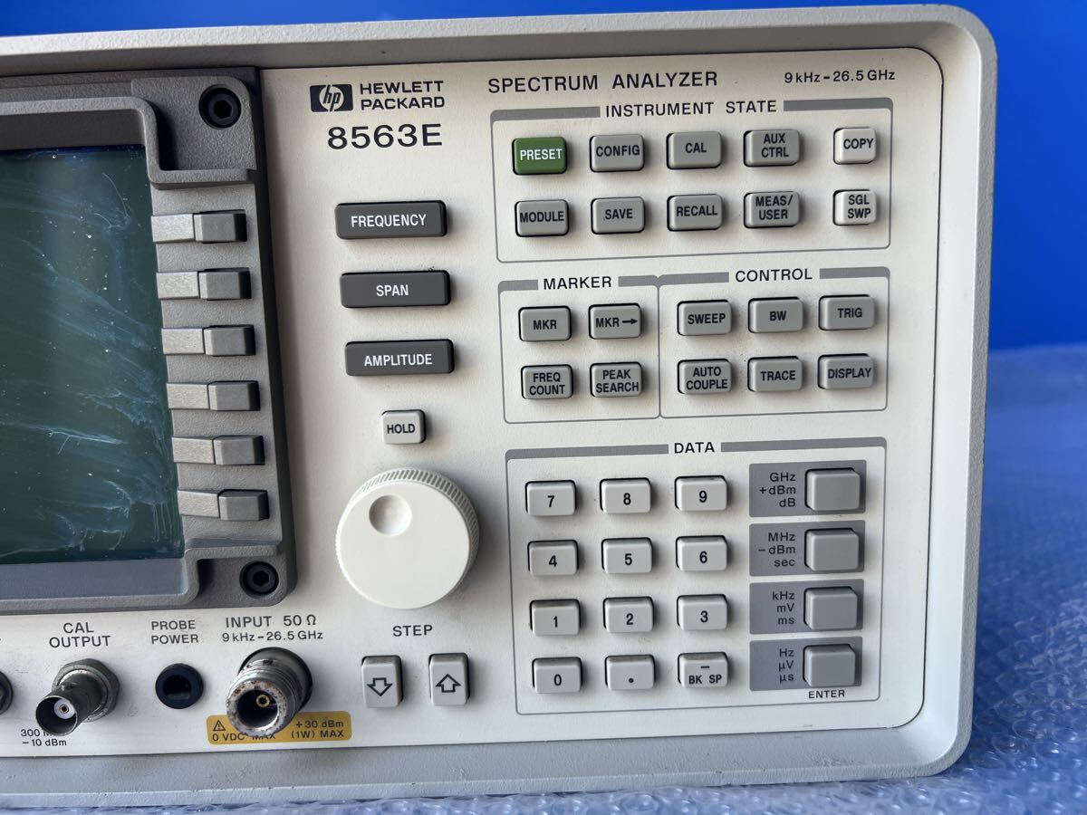HP 8563E Spectrum Analyzer 9kHz-26.5GHz [f1240086713]
