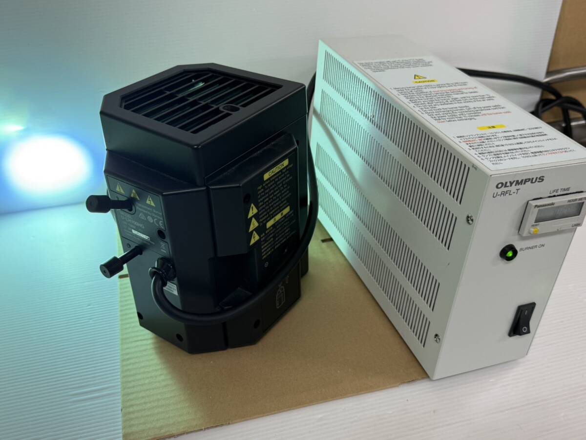 Olympus U-RFL-T U-LH100HG Fluorescence Microscope Light Source and Power Supply Unit [u1240101016]