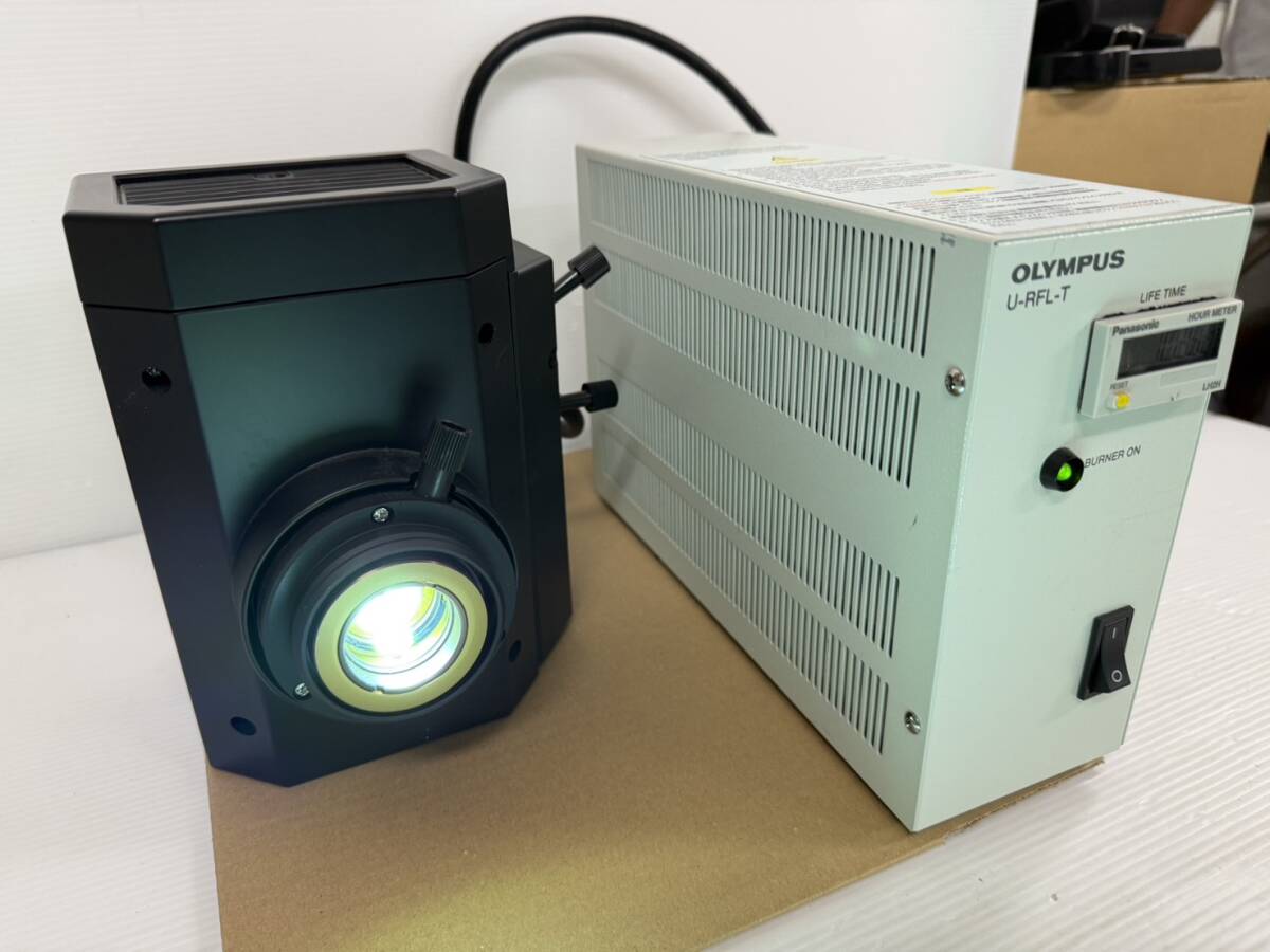 Olympus U-RFL-T U-LH100HG Fluorescence Microscope Light Source and Power Supply Unit [u1240101016]
