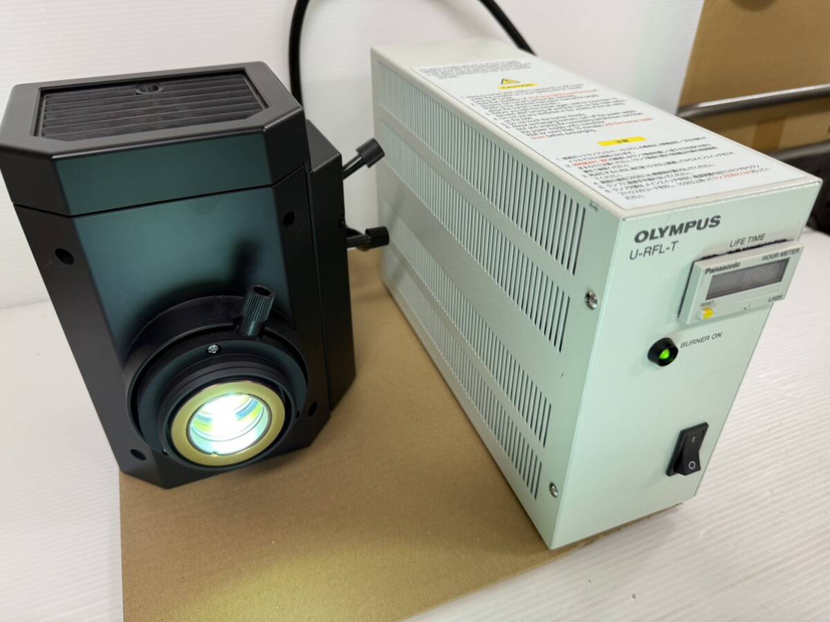 Olympus U-RFL-T U-LH100HG Fluorescence Microscope Light Source and Power Supply Unit [u1240101016]