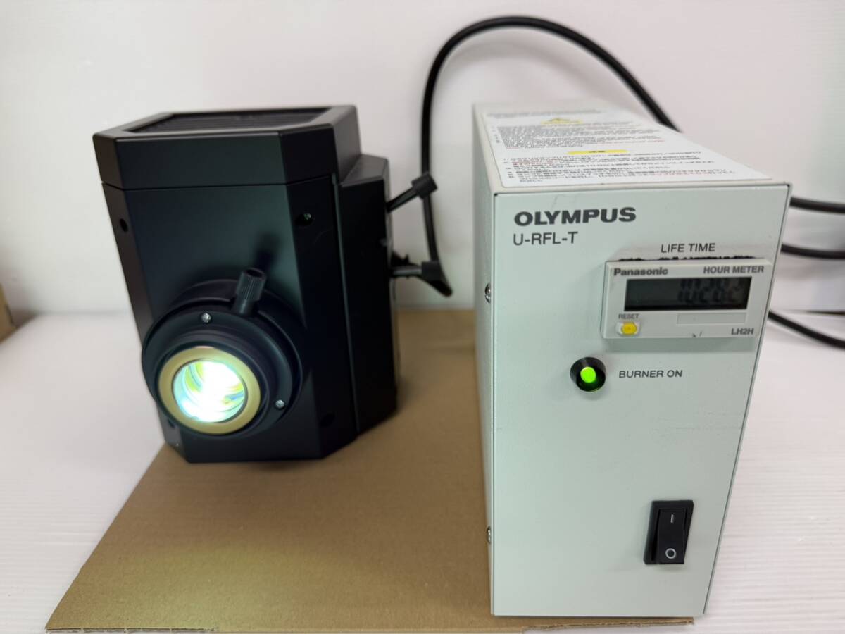 Olympus U-RFL-T U-LH100HG Fluorescence Microscope Light Source and Power Supply Unit [u1240101016]